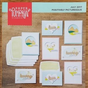 NIB Paper Pumpkin - Positively Picturesque - Jul 17